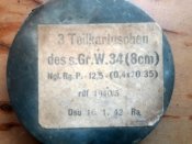 Коробка для допзарядов к немецкому миномету Gr.W.34 8 см