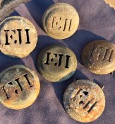 6 Австро-Угорських Кокард “FJI” часів ПСВ.