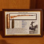 Плакетка винтовка Mauser 98k