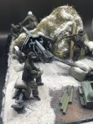 Діорама "Підготовка позиції.Зима 1942 рік"
