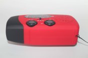 Портативне динамо-радіо із зарядкою USB, Power Bank, сонячною панеллю та ліхтариком (1478)