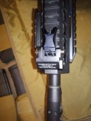 Мушка та цілик на AR-15, AR-10... На рейку Picatinny.