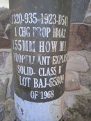 Тубус від заряда М4А2  155mm.usa