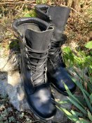 USGI Black Leather Combat Boots (Speedlace) 10.5W