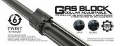 Регульований газблок Strike Industries Collar- 0,750 дюйма до AR 15, AR 10
