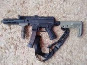 складной телескопический приклад на Stribog ( цвіркун)