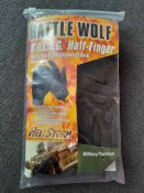 Рукавички тактичні Battle Wolf ХL Хакі (Маломірять на L)