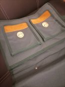 #Ф  Новый крепкий ранец из Франции ткань+кожа