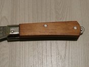 Нож складной Hufeng Tanto прямое лезвие деревянная рукоять 20 см