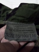 Штаны DPM lightweight 85/100/116