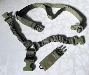 Ремінь одноточковий з швидкоскидуванням - Olive