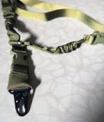 Ремінь одноточковий з швидкоскидуванням - Olive