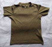 Футболка CoolMax, Англия, олива, 160/80 (S)