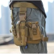 Кобура з платформою стегнова під праву руку Combat Olive олива