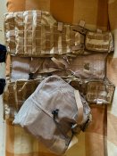 Оригинальный тактический разгрузочный жилет в расцветке DDPM с системой M.O.L.L.E.
