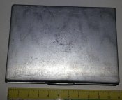 коробочка портсигар с танчиком (Т-34)