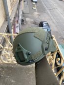 Шолом MICH 2000 з кріпленням Helmet PE NIJ IIIA.44 Хакі