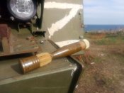 гільза протидіверсійного ручного гранатомету "непрядва" дп 64 русні  з Острова Зміїний