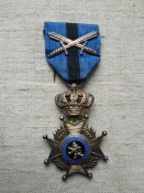 Знак Ордена Леопольда II, 5 кавалерской...