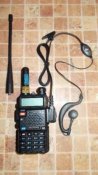 Diamond SRH805S. Коротка антена на Baofeng
