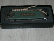 Складной туристический нож Browning 364 22см флиппер,стеклобой,темляк,