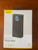 Павер банк Baseus 65W 30000mAh amblight quick charge, зовнішній акумулятор