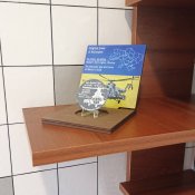 Портрет Зеленського на уламку Мі-8АМТШ збитого біля Макарова.