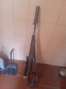 СКС з повним комплектом до нього