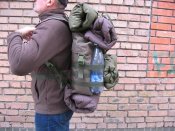 Рюкзак десантника Олива РД 54 на 40 л. ЗСУ, НГУ, ранець військовий, тактичний, армійський, штурмовий Хакі, Зелений