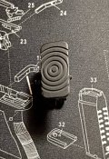 Упор UTG Angled index mount Matte Black. АК/AR15. Оригинал
