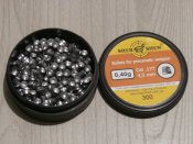 Кулі для пневматики Шершень 4.5мм 0.40г 300шт...