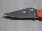 Нож складной Spyderco Para Military 2 G-10 Orange хорошая реплика