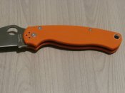 Нож складной Spyderco Para Military 2 G-10 Orange хорошая реплика