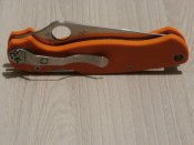 Нож складной Spyderco Para Military 2 G-10 Orange хорошая реплика
