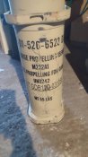 Металевий тубус від заряду  м777