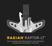 Рукоятка взведения, рычаг взвода Radian Raptor LT black для Ar10