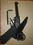 Пневматический пистолет фирмы KWS Luger P 08 (Parabellum)