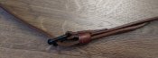 Ремень, ремешок, допник, кожа, размер 129 х 2,5 см, лёгкое б/у, армия ВС Швейцария