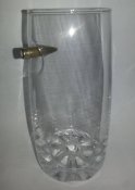 стакан з мельхіоровою кулею (скло)