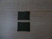 Петлиці соладат артилериста