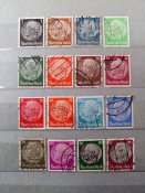 Марки 1933 Германия. Третий Рейх Рейхспрезидент Пауль фон Гинденбург 4
