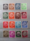 Марки 1933 Германия. Третий Рейх Рейхспрезидент Пауль фон Гинденбург 4
