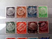 Марки 1933 Германия. Третий Рейх Рейхспрезидент Пауль фон Гинденбург 4