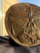 Накладка на Пруську Патронну Сумку моделі «M-1881» (70 мм) (2-й Кірасирський Полк)