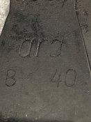 Протяжка МГ MG 1940 год, клеймо приемки