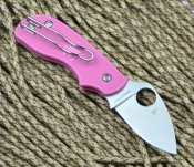 Ніж Spyderco Squeak SlipIt pink barbie