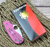 Ніж Spyderco Squeak SlipIt pink barbie