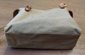 Сумка брезентовая с ремешком, хаки, 60-е года, б/у, армия ВС Швейцария