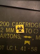 Морал патч Biohazard mini (Yellow)