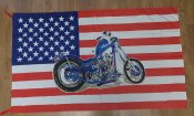 Флаг, прапор байкера США, biker USA,...
